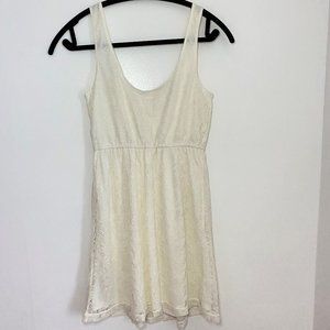White lace dress, Size: Small